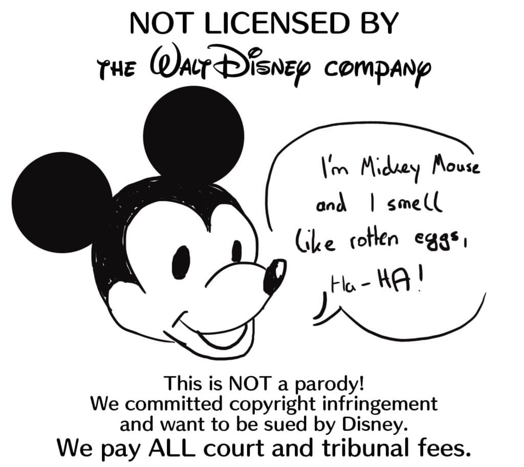 Mickey copyright